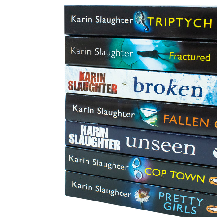 Will Trent Series Karin Slaughter Collection 7 Books Set (Fallen, Unseen, Broken, Fractured, Triptych, Pretty Girls, Cop Town) - The Book Bundle