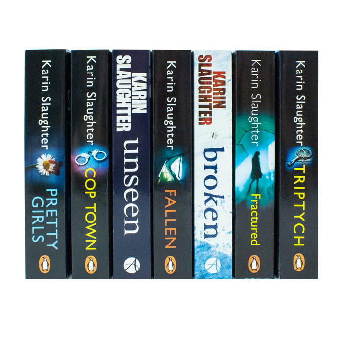 Will Trent Series Karin Slaughter Collection 7 Books Set (Fallen, Unseen, Broken, Fractured, Triptych, Pretty Girls, Cop Town) - The Book Bundle