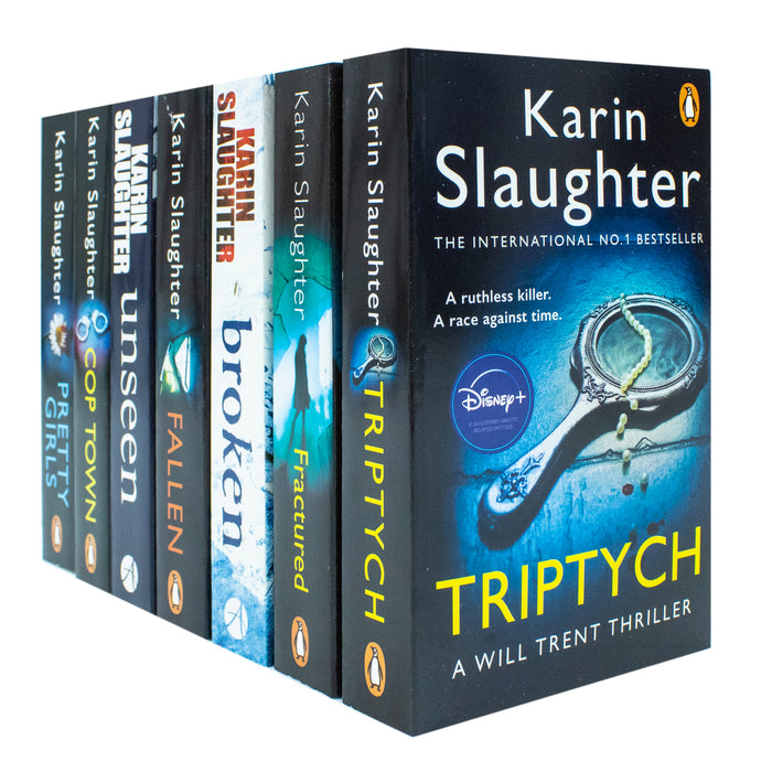 Will Trent Series Karin Slaughter Collection 7 Books Set (Fallen, Unseen, Broken, Fractured, Triptych, Pretty Girls, Cop Town) - The Book Bundle