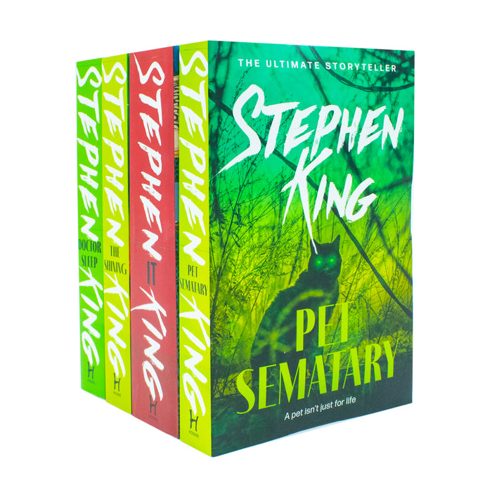Stephen King Collection 4 Books Set (Pet Sematary, The Shining, It, Doctor Sleep) - The Book Bundle