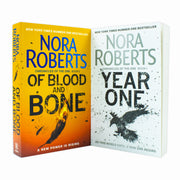 Two paperback books from Nora Roberts' Chronicles of The One 2 Books Collection set, featuring fantasy fiction covers.