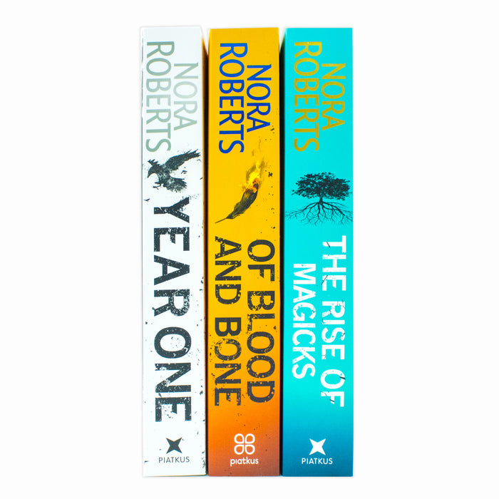 Chronicles of The One Series 3 Books Collection Set By Nora Roberts (Year One, Of Blood and Bone, The Rise of Magicks) - The Book Bundle