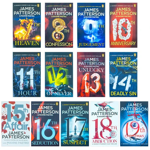 Women's Murder Club 13 Books Collection Set By James Patterson - Fiction - Paperback