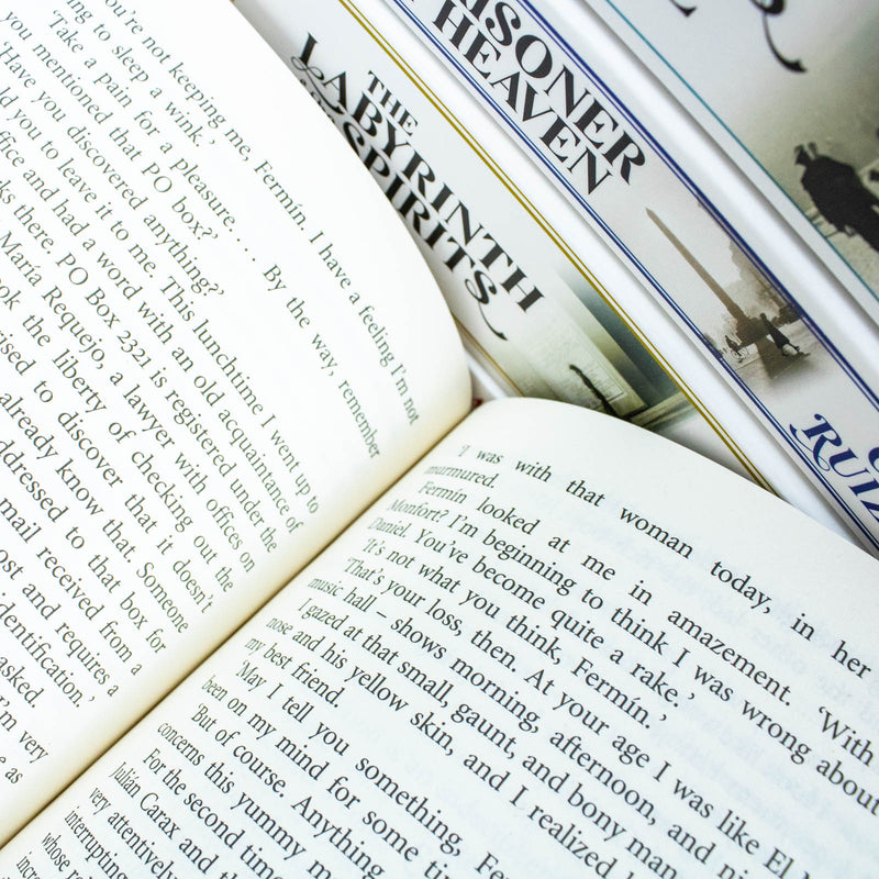 W&N Ltd. Cemetery of Forgotten Series Books 1-5 collection set by Carlos Ruiz Zafon, featuring five novels in a boxed edition.