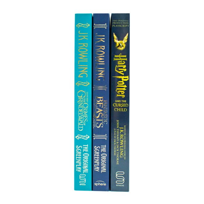 J.K. Rowling 3 Books Collection Set (Cursed Child, The Crimes, Fantastic Beasts) - The Book Bundle