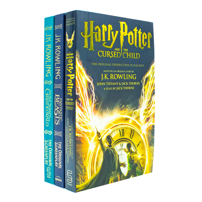 J.K. Rowling 3 Books Collection Set (Cursed Child, The Crimes, Fantastic Beasts) - The Book Bundle