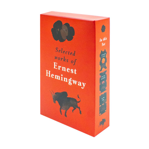 Ernest Hemingway 3-book collection box set featuring In Our Time, The Sun Also Rises and A Farewell to Arms