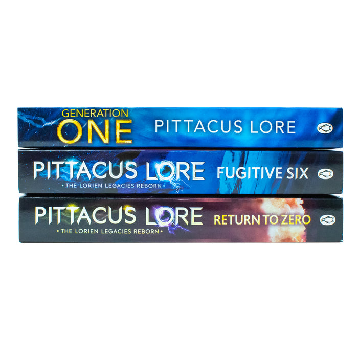 Lorien Legacies Reborn Series 3 Books Collection Set by Pittacus Lore (Return to Zero) - The Book Bundle