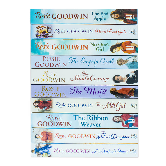 Rosie Goodwin Collection 10 Books Set (Time to Say Goodbye, The Mill Girl, A Mother's Shame) - The Book Bundle
