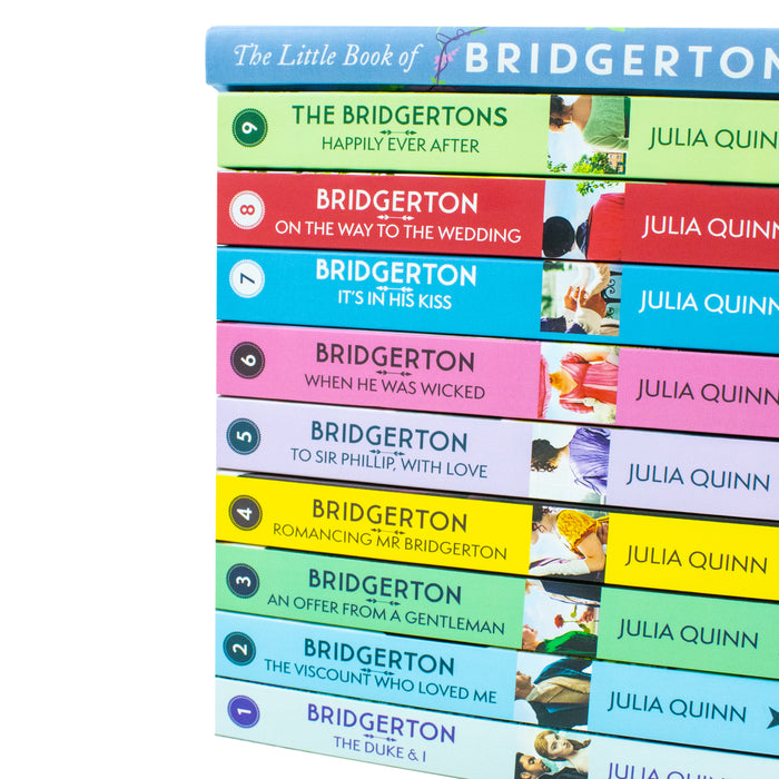 Bridgerton Family Book Series Complete Books 10 Books  Collection Set by Julia Quinn - The Book Bundle