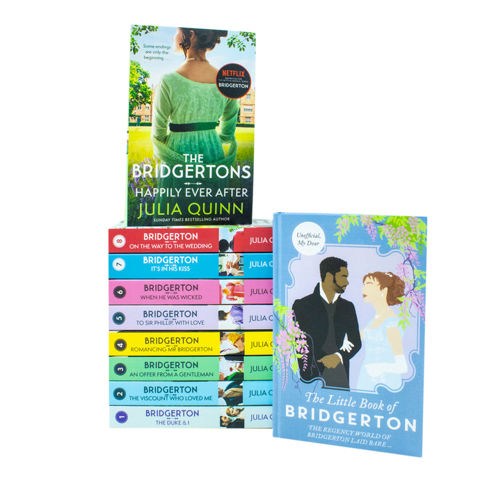Bridgerton Family Book Series Complete Books 10 Books  Collection Set by Julia Quinn - The Book Bundle
