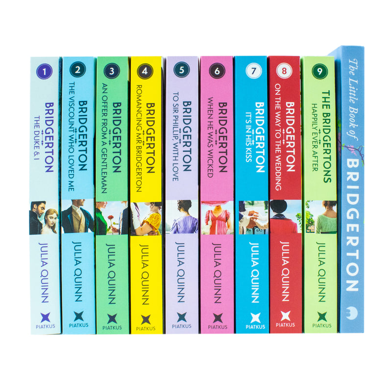 Bridgerton Family Book Series Complete Books 10 Books  Collection Set by Julia Quinn - The Book Bundle