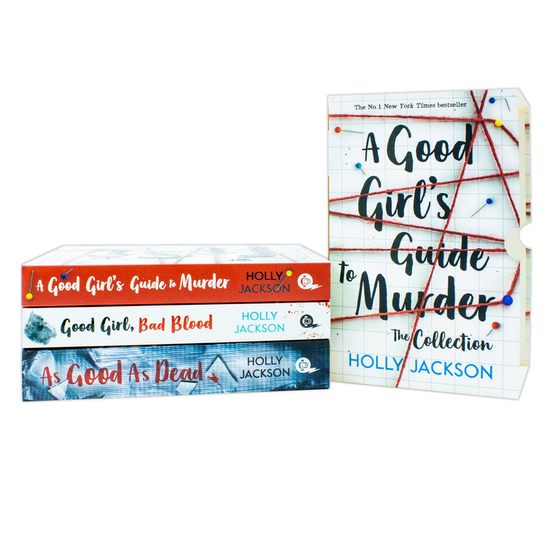 Set of three fiction paperback books from Holly Jackson's A Good Girl's Guide to Murder series by Electric Monkey.