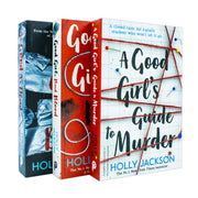 Set of three Holly Jackson A Good Girl's Guide to Murder paperback books by Electric Monkey, featuring crime fiction covers.
