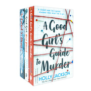 Set of three paperback mystery novels from Holly Jackson's A Good Girl's Guide to Murder series, published by Electric Monkey.