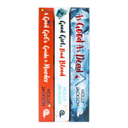 Set of three paperback fiction books from Holly Jackson's A Good Girl's Guide to Murder series, published by Electric Monkey.