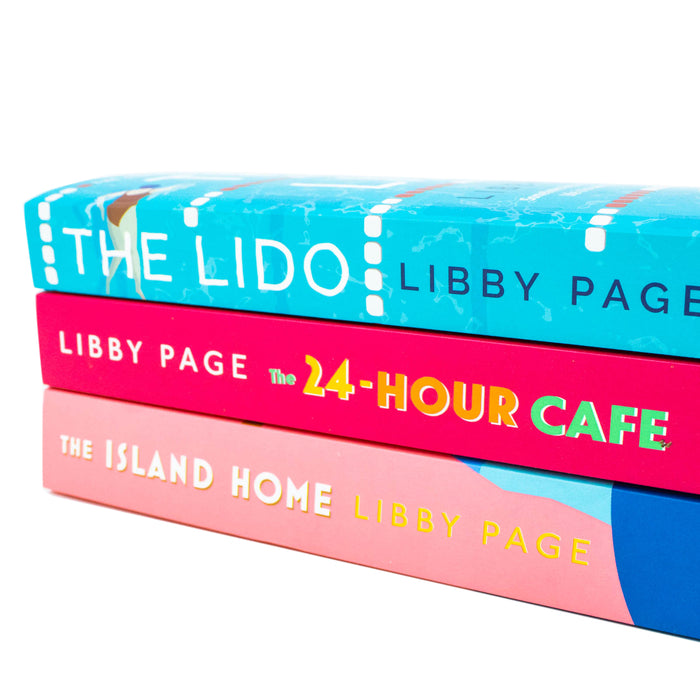 Libby Page 3 Books Collection Set The Lido, The 24 Hour Cafe, The Island Home - The Book Bundle