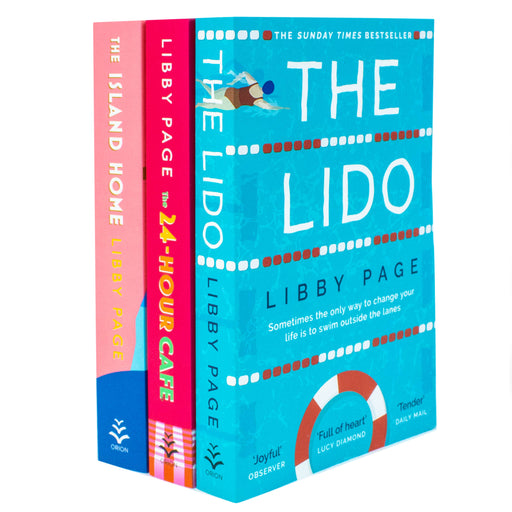 Libby Page 3 Books Collection Set The Lido, The 24 Hour Cafe, The Island Home - The Book Bundle