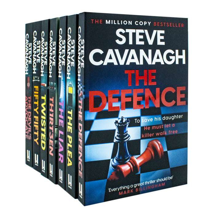 Eddie Flynn Series 7 Books Collection Set by Steve Cavanagh - The Book Bundle