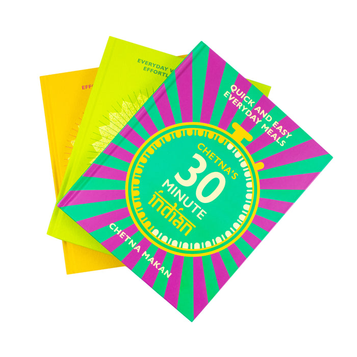 Chetna Makan  3 Books COllection Set (Chetna's 30-minute Indian, Chetna's Healthy Indian, Everyday family meals) - The Book Bundle