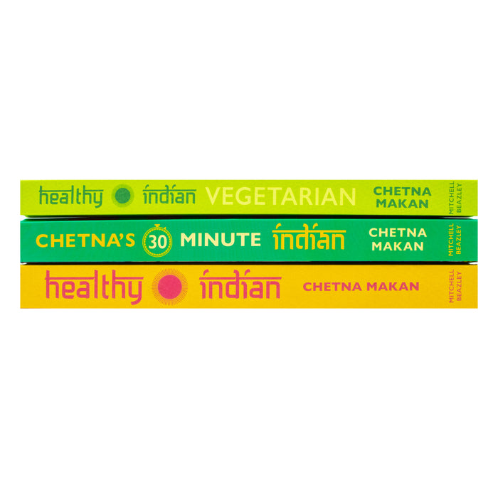 Chetna Makan  3 Books COllection Set (Chetna's 30-minute Indian, Chetna's Healthy Indian, Everyday family meals) - The Book Bundle
