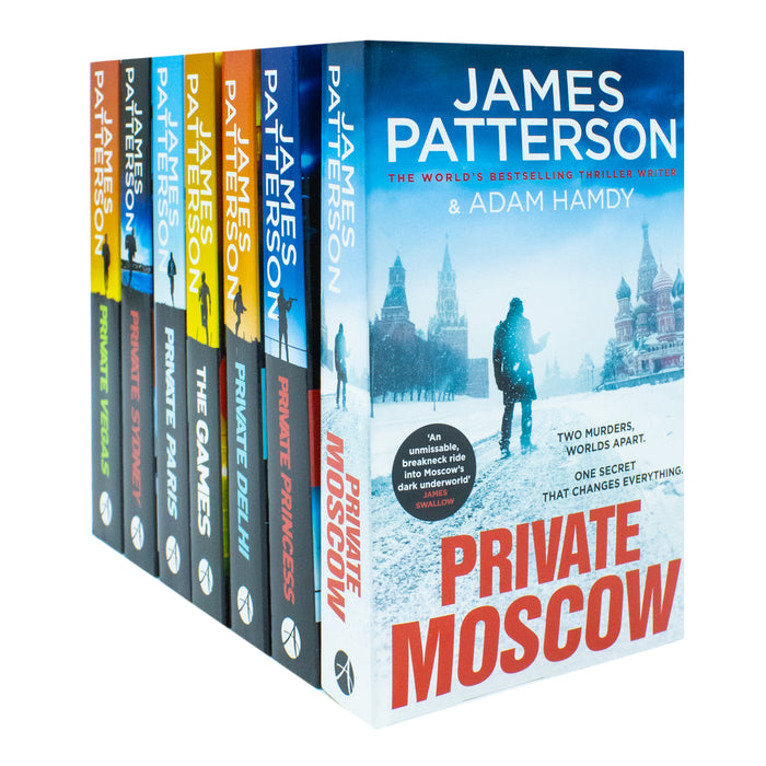 James Patterson Private Series Books 9 - 15 Collection Set (Private Vegas, Private Sydney) - The Book Bundle