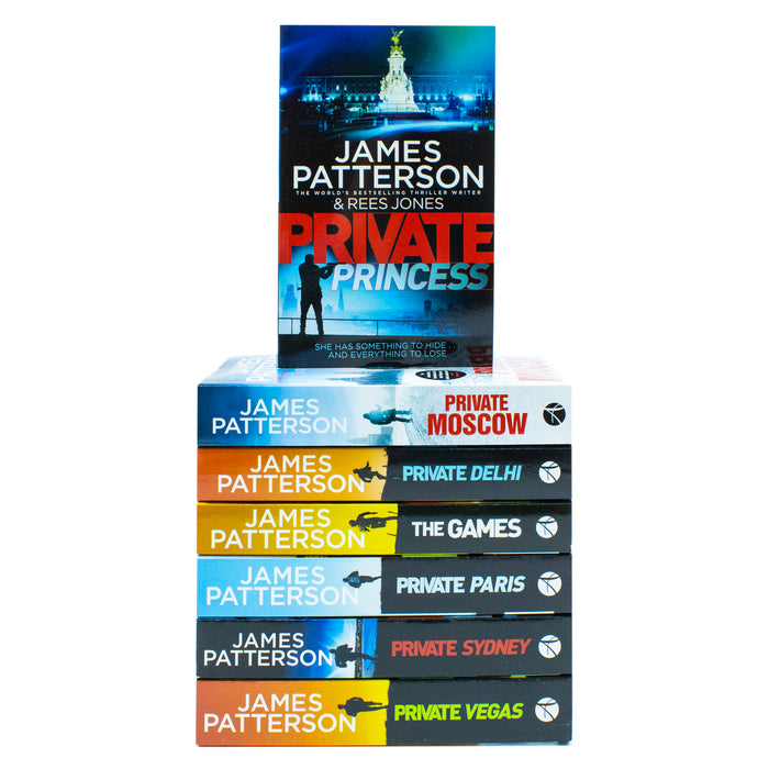 James Patterson Private Series Books 9 - 15 Collection Set (Private Vegas, Private Sydney) - The Book Bundle