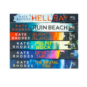 Kate Rhodes Ben Kitto Series Collection 6 Books Set (Devil's Table, Burnt Island, Ruin Beach, Pulpit Rock, Hell Bay & The Brutal Tide) - The Book Bundle