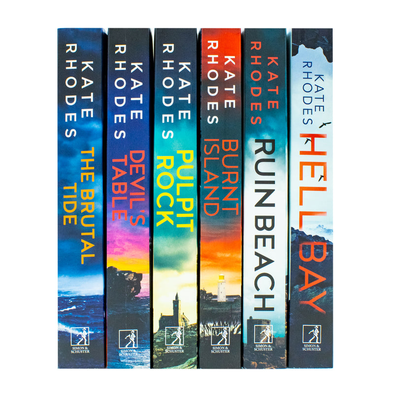 Kate Rhodes Ben Kitto Series Collection 6 Books Set (Devil's Table, Burnt Island, Ruin Beach, Pulpit Rock, Hell Bay & The Brutal Tide) - The Book Bundle