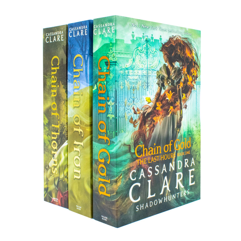 Set of three paperback books from Cassandra Clare's The Last Hours series, young adult fantasy by Walker Books.