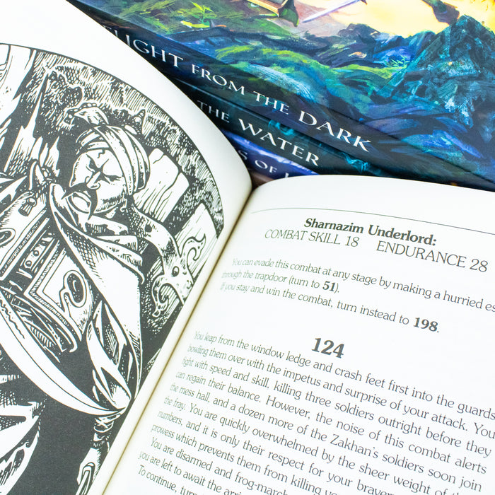 Lone Wolf Series Books 1 - 5 Collection Set by Joe Dever (Flight from the Dark & More...) - The Book Bundle