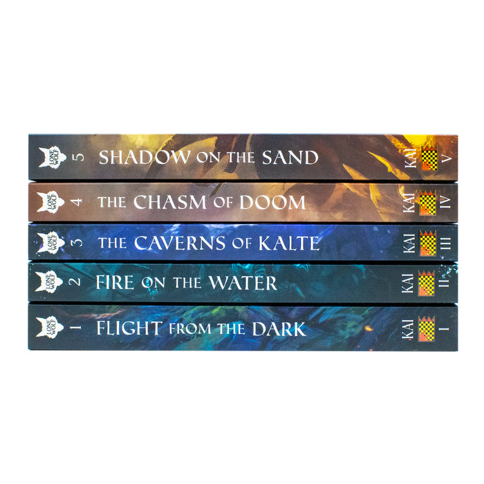 Lone Wolf Series Books 1 - 5 Collection Set by Joe Dever (Flight from the Dark & More...) - The Book Bundle