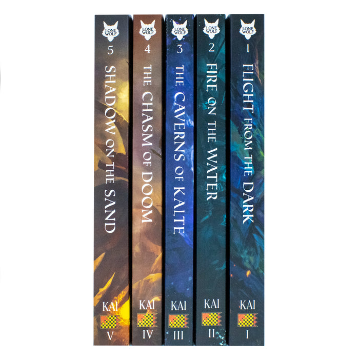 Lone Wolf Series Books 1 - 5 Collection Set by Joe Dever (Flight from the Dark & More...) - The Book Bundle