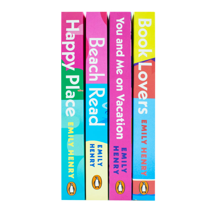 Emily Henry Collection 4 Books Set Happy Place, Book Lovers, You and Me on Vacation, Beach Read - The Book Bundle