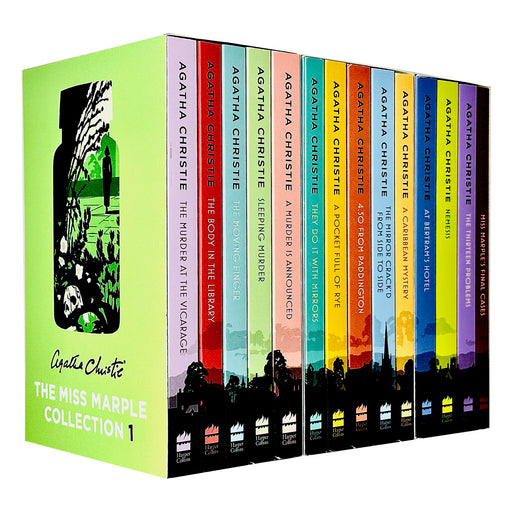 Miss Marple Complete Mysteries Series Books 1 - 14 Collection Set by Agatha Christie (The Murder at the Vicarage,) - The Book Bundle
