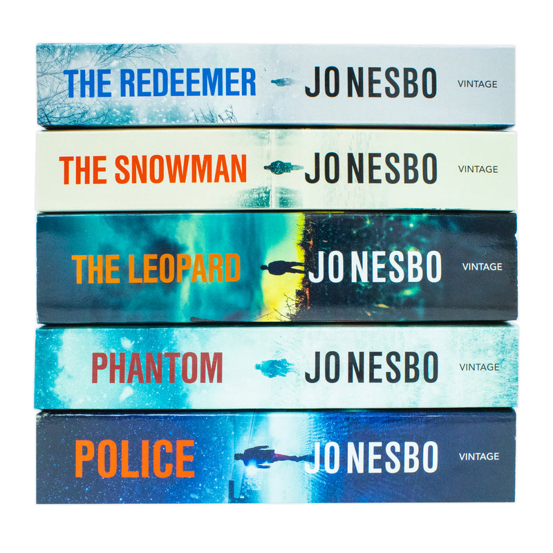 Harry Hole Series 6-10 Collection 5 Books Set by Jo Nesbo (Redeemer,Snowman,Police) - The Book Bundle