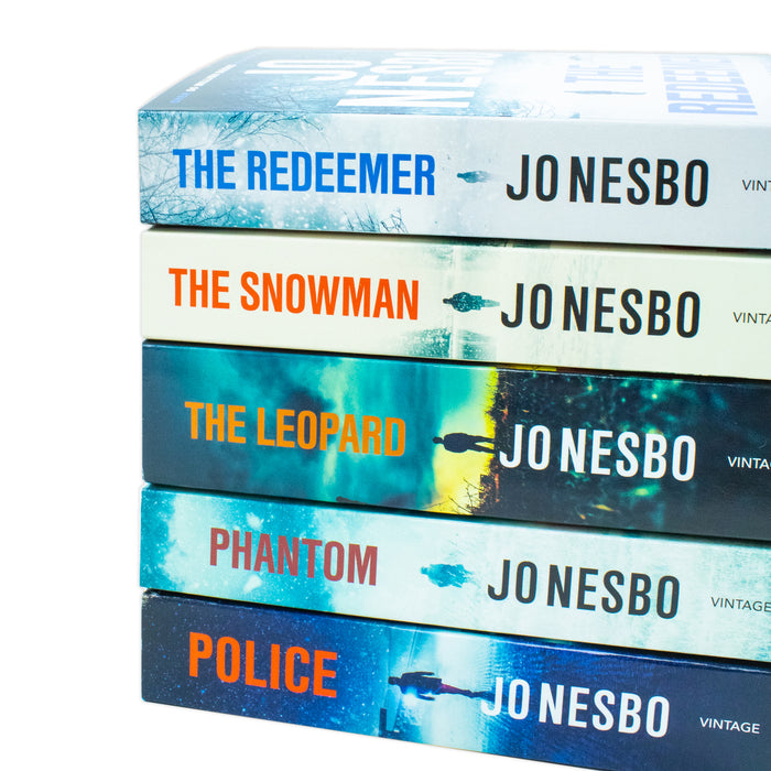 Harry Hole Series 6-10 Collection 5 Books Set by Jo Nesbo (Redeemer,Snowman,Police) - The Book Bundle