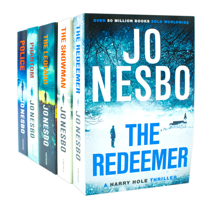 Harry Hole Series 6-10 Collection 5 Books Set by Jo Nesbo (Redeemer,Snowman,Police) - The Book Bundle