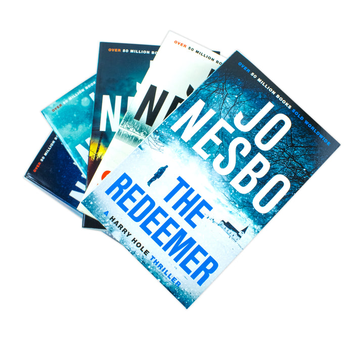 Harry Hole Series 6-10 Collection 5 Books Set by Jo Nesbo (Redeemer,Snowman,Police) - The Book Bundle