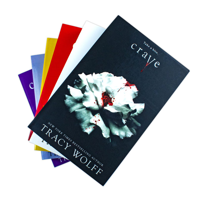 Crave Series 6 Books Collection Set By Tracy Wolff (Crave, Crush, Covet, Court, Charm & Cherish) - The Book Bundle