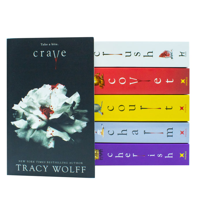 Crave Series 6 Books Collection Set By Tracy Wolff (Crave, Crush, Covet, Court, Charm & Cherish) - The Book Bundle