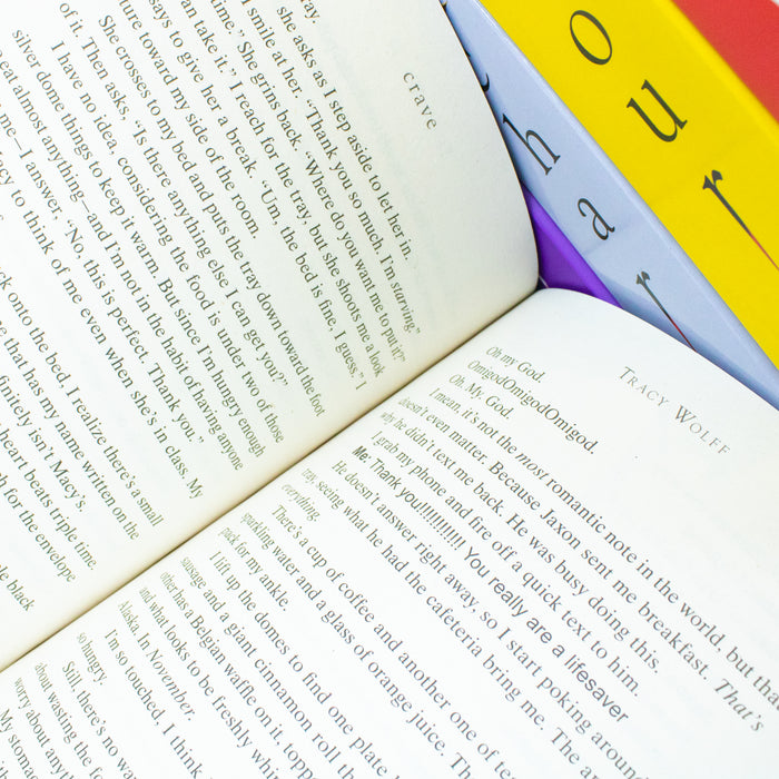 Crave Series 6 Books Collection Set By Tracy Wolff (Crave, Crush, Covet, Court, Charm & Cherish) - The Book Bundle