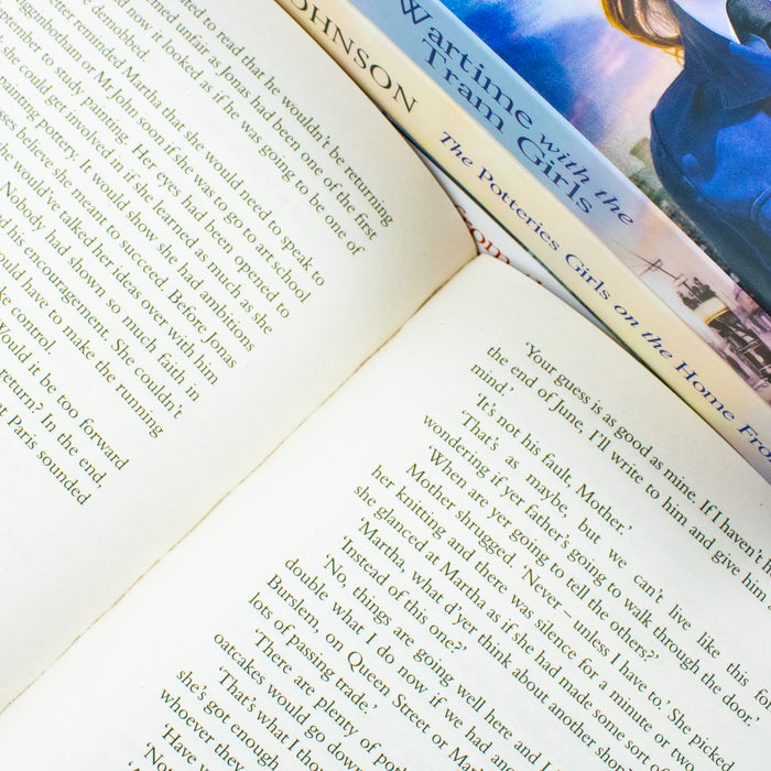 The Potteries Girls Collection 4 Books Set By Lynn Johnson (The Girl from the Workhouse) - The Book Bundle