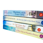 The Potteries Girls Collection 4 Books Set By Lynn Johnson (The Girl from the Workhouse) - The Book Bundle