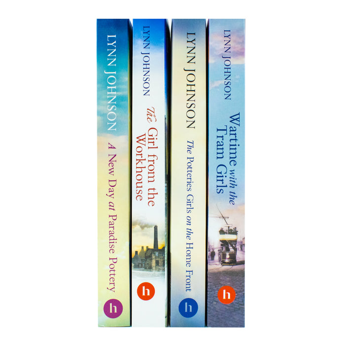The Potteries Girls Collection 4 Books Set By Lynn Johnson (The Girl from the Workhouse) - The Book Bundle