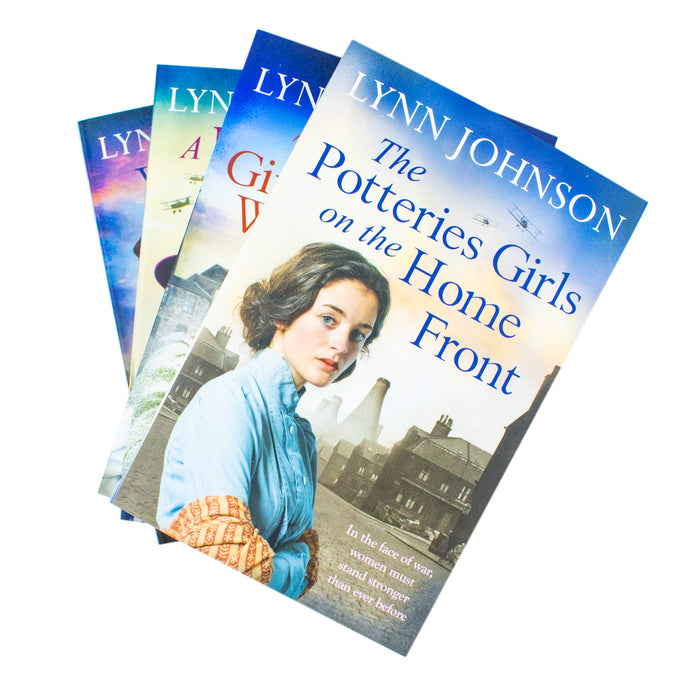 The Potteries Girls Collection 4 Books Set By Lynn Johnson (The Girl from the Workhouse) - The Book Bundle