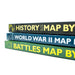 Map by Map Series 3 Books Collection Set (Battles, History of the World & World War II) DK - The Book Bundle