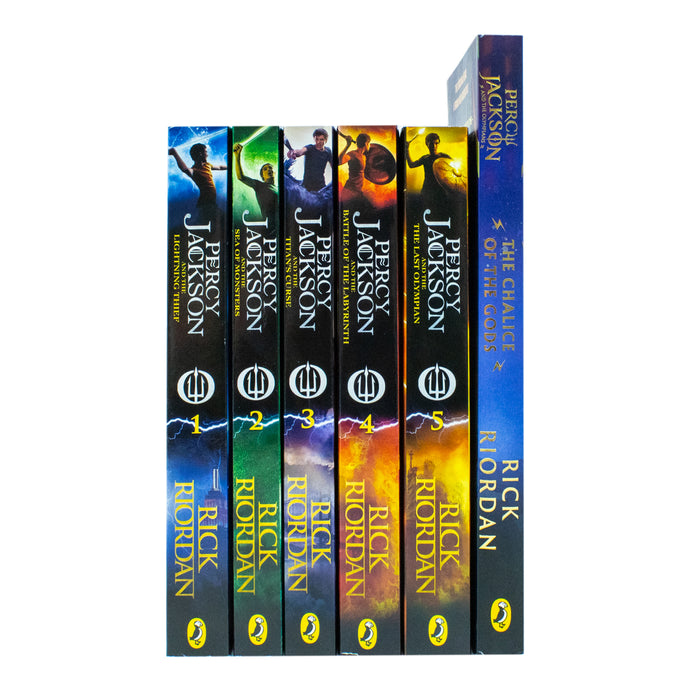 Percy Jackson Series 6 Books Collection Set by Rick Riordan Olympians - The Book Bundle