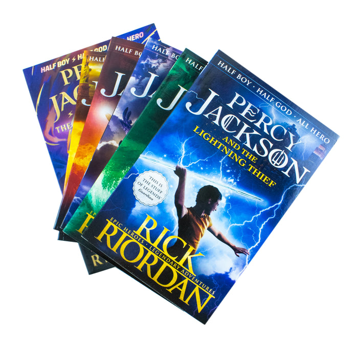 Percy Jackson Series 6 Books Collection Set by Rick Riordan Olympians - The Book Bundle