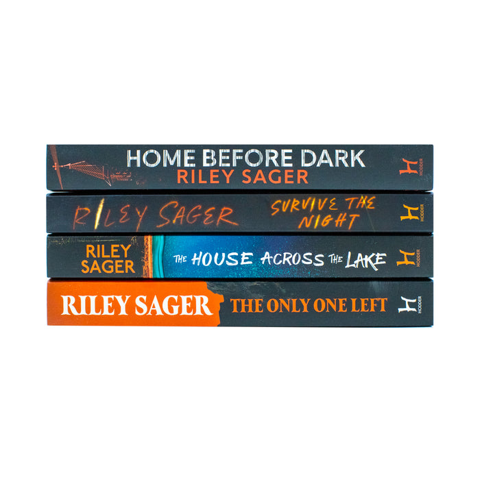 Riley Sager Collection 4 Books Set (Home Before Dark, Survive The Night, The House Across The Lake & The Only One Left) - The Book Bundle